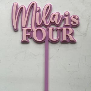 Personalised Cake Topper