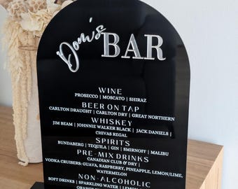 Custom Arch Double Acrylic Hens Party Welcome 3D Sign, Personalised ...