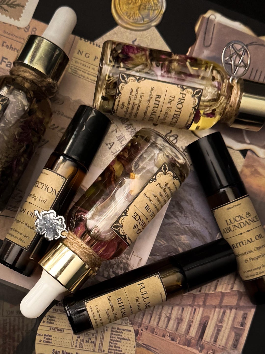 Etsy Ritual Ritual and Intention Oil – Wearable Perfume & Oil for Rituals ...