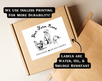 Product Label Personalized Custom Label for Jar Label for Box Farmers Market Label Egg Carton Label