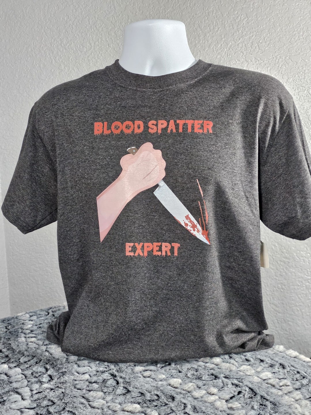 Blood Spatter Expert 100% Cotton T-shirt - Etsy