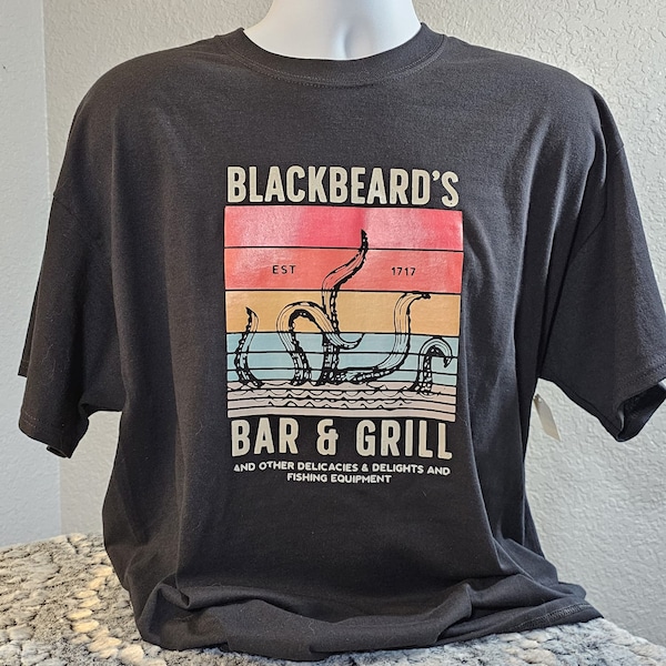 Blackbeard's Bar and Grill 100% CottonT-Shirt