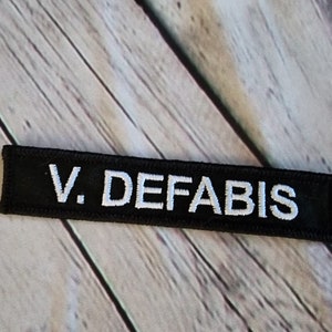 Custom Embroidered Name tape/Nametag - 1" x 5"