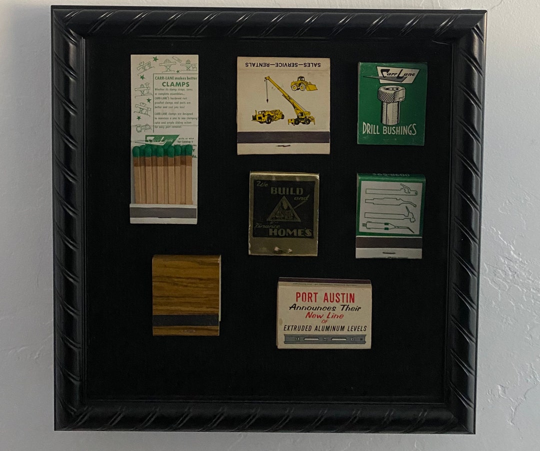 Matchbook Display Vintage Matchbook Display - Construction - Etsy