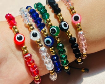 Augenkristall Armband