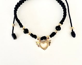 Angel wing heart Bracelet