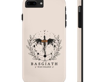 Basgiath War College Tough Tough Phone Case - Bookish iPhone / Android Case for Book Lovers - Dragon Rider Fly or Die Gifts - BookTok Merch