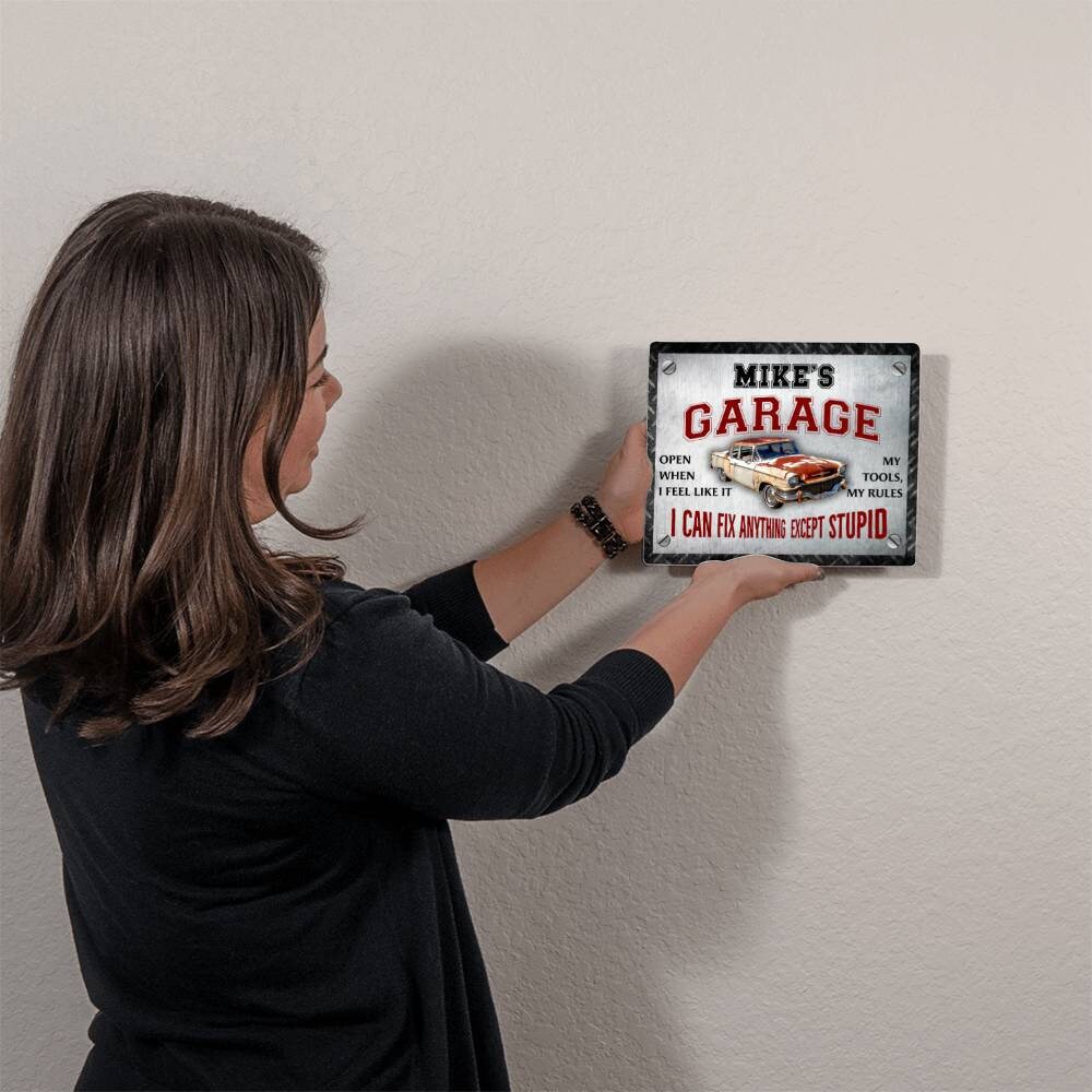 Personalized Auto Repair Sign | Custom Mechanic Garage Signs | Rustic ...