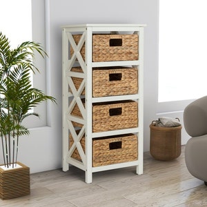 Small sale wicker cabinet