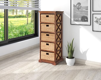 5 Tier 5 baskets shelf, great for craft storage and organization
