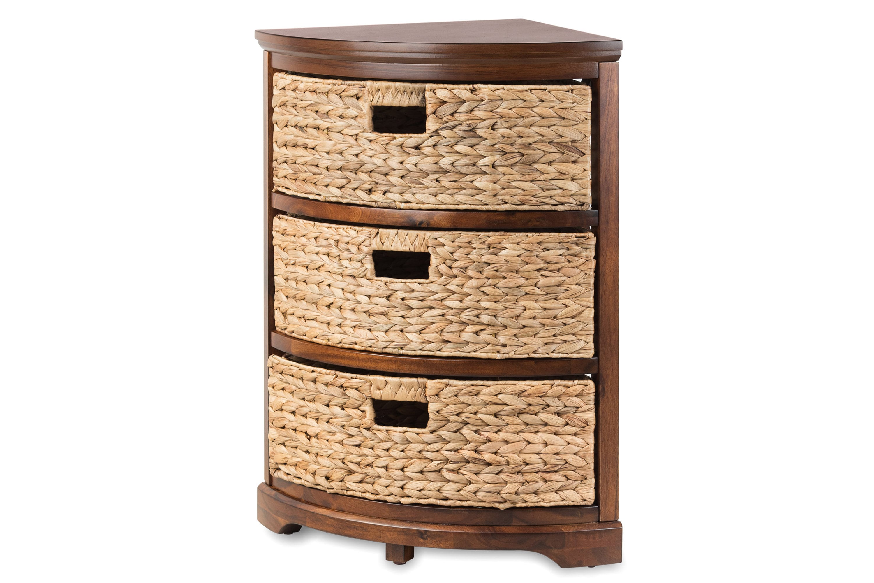 Hampton Meadows 3 Tier Xside Corner Table Storage With 3