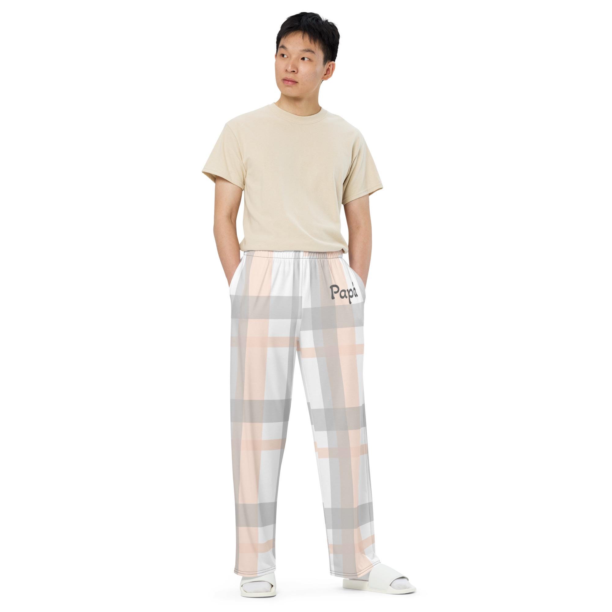 All-over print unisex wide-leg pants