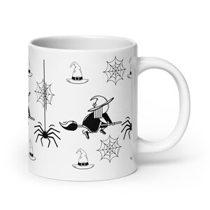 White glossy mug