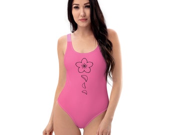 One-Piece Swimsuit, traje de baño, bañador, bikini, traje de baño rosa, bikini para mujer