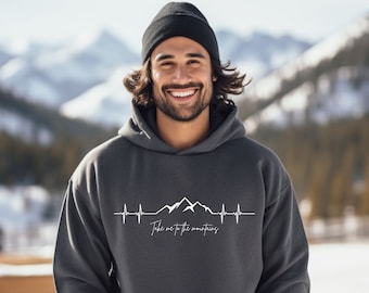 Natuurhoodie voor mannen en vrouwen, bergensweater, kleding voor mannen en vrouwen, trendy, wandeltrui, avonturensweater, cadeau