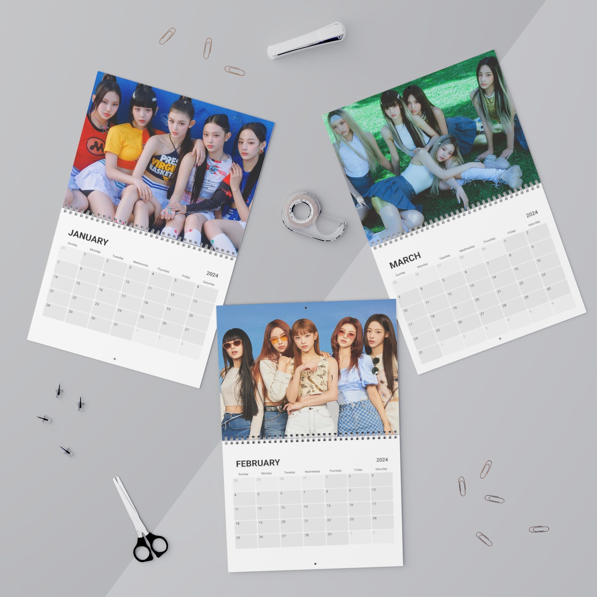 New Jeans 2024 Calendar sold by Zuza Miśko SKU 4590291 Printerval AU