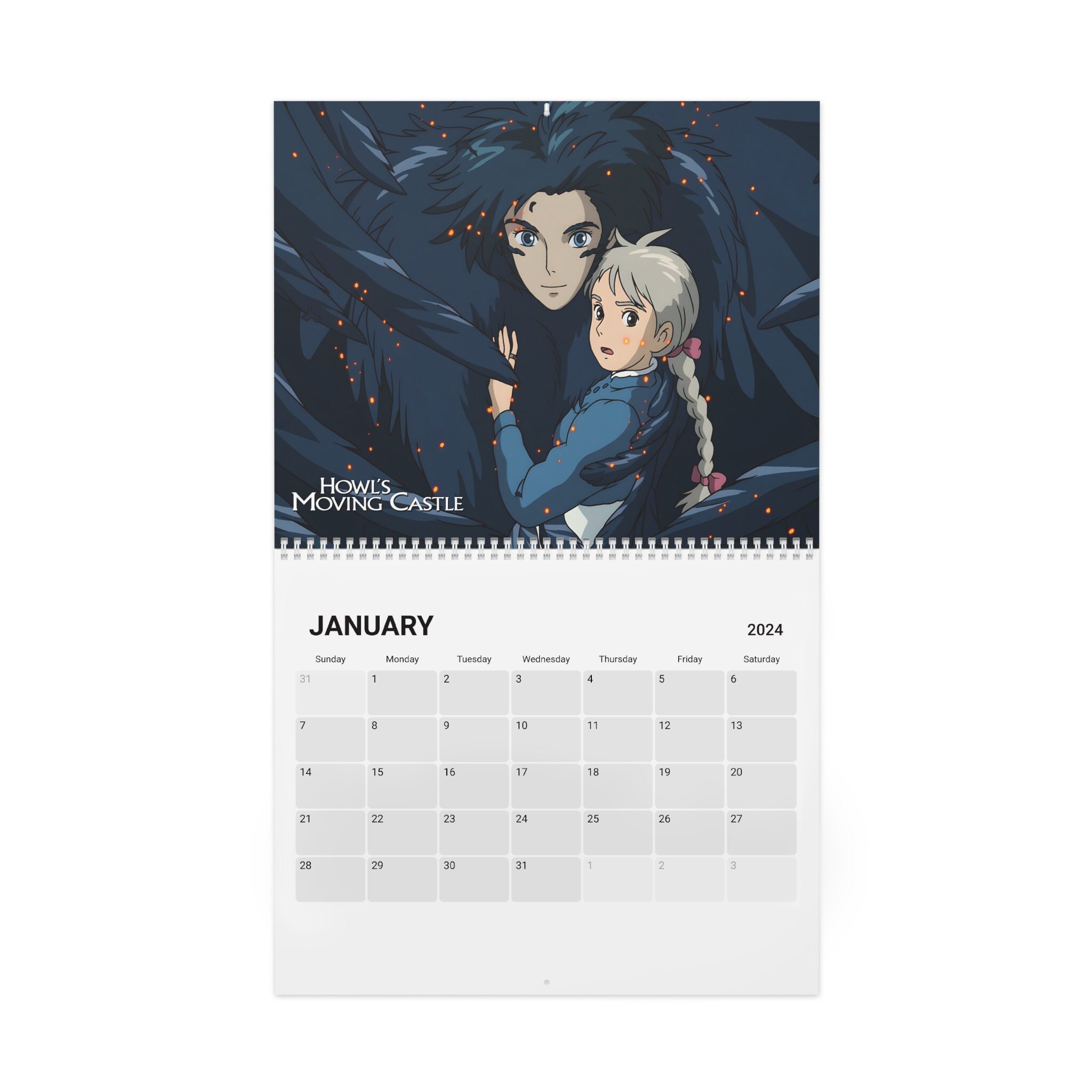 Anime Calender 2024 Anime Calender Printable Custom Manga 