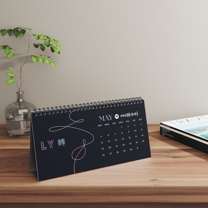 BTS Albums 2024 Desk Calendar Kpop Desk Calendar Kpop 2024 Etsy UK
