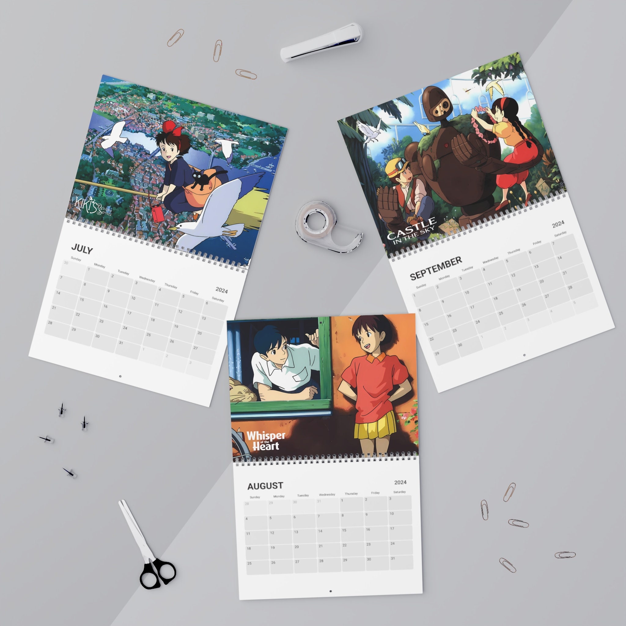 Calendar Anime Japan With Date Planner Free Sticker Pack 