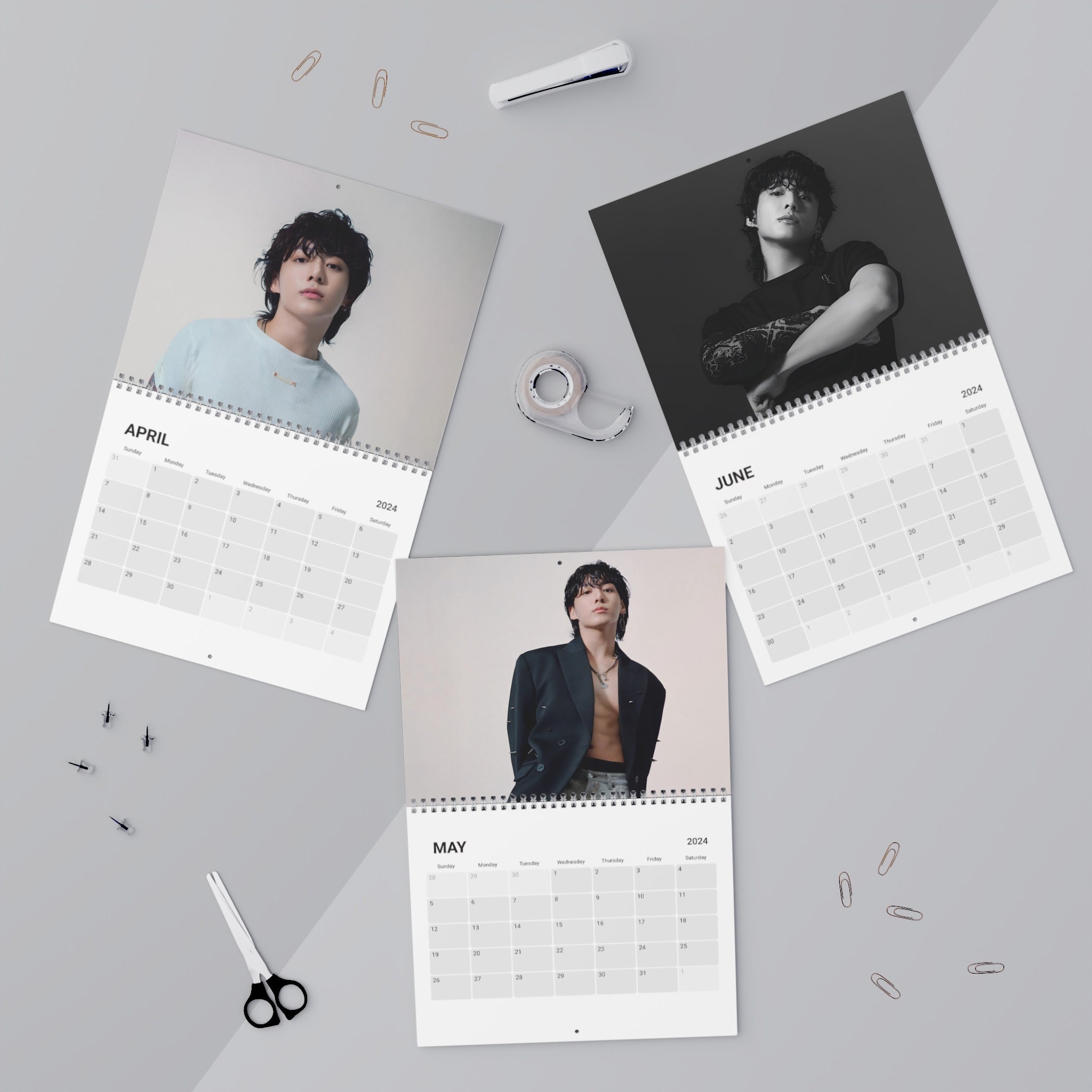Jungkook BTS 2024 Calendar sold by Wish Kassandra SKU 4590267