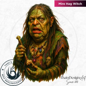 Horrific Halloween Witch Clipart Set V1, Bad witch Halloween Clipart, Spooky Halloween prints | Transparent PNG for craft and sublimation
