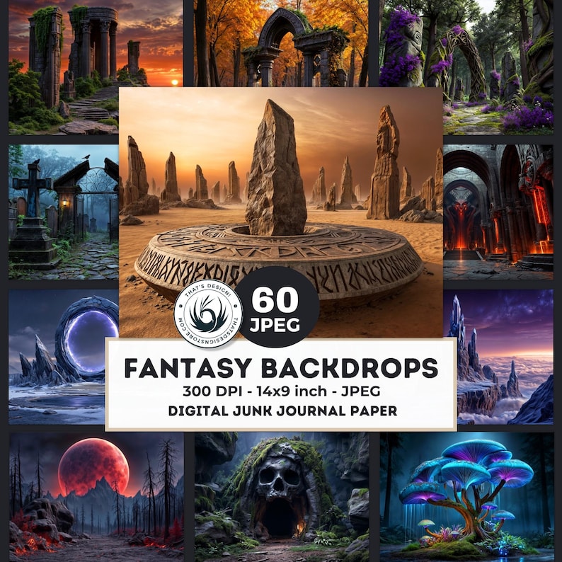 Rpg Papper Dark Fantasy Digital Paper: Moody TTRPG Maps, RPG Backgrounds ...