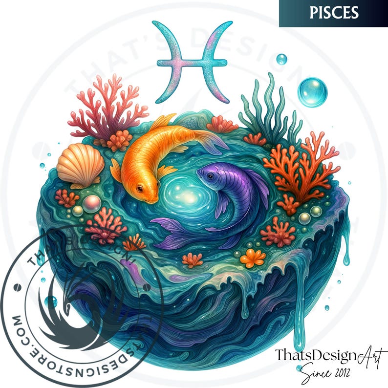Floating islands Zodiac Clipart Set, Astrology clipart, horoscope signs, Fantasy Clipart, Celestial clipart, zodiac sublimation, zodiac png
