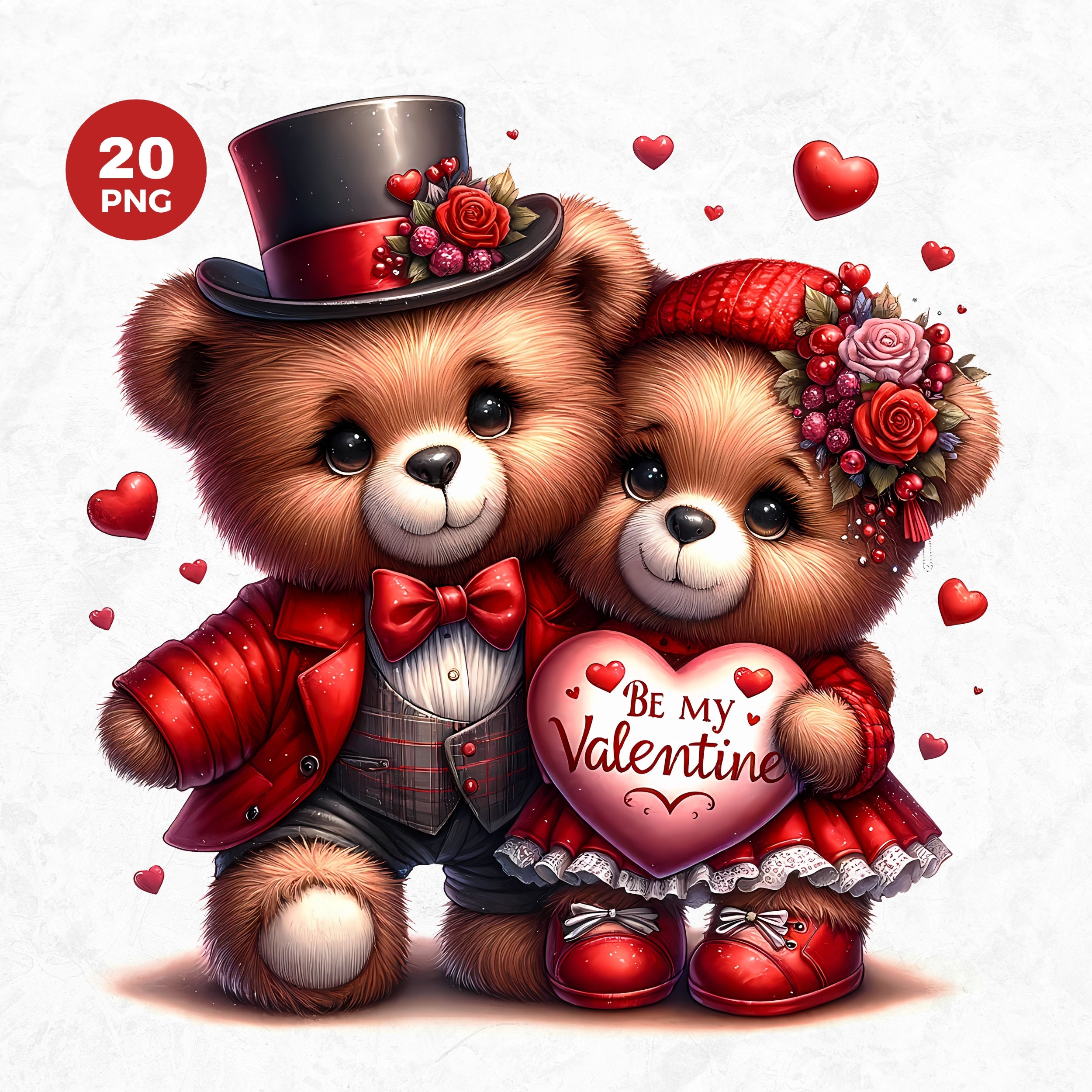 Romantic teddy bear hotsell