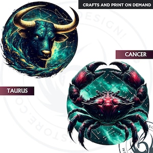 12 Celestial Zodiac signs Clipart Set, Astrology clipart, horoscope signs, Fantasy Clipart, Celestial clipart, zodiac sublimation,zodiac png.Aries, Taurus, Gemini, Cancer, Leo, Virgo, Libra, Scorpio, Sagittarius, Capricorn, Aquarius, Pisces
