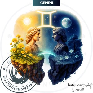 Floating islands Zodiac Clipart Set, Astrology clipart, horoscope signs, Fantasy Clipart, Celestial clipart, zodiac sublimation, zodiac png