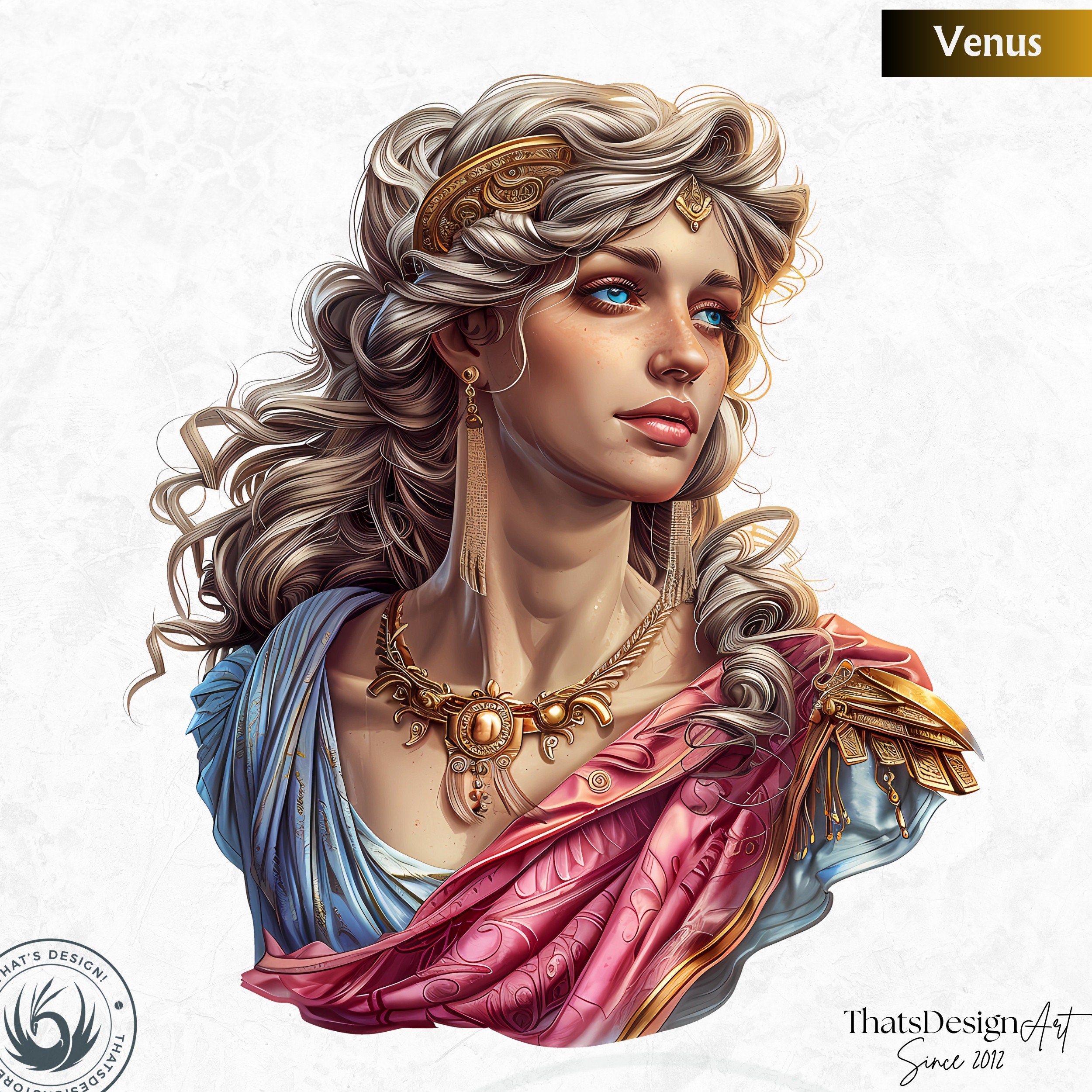 Roman Gods & Goddesses Clipart: Mythology PNG Graphics (commercial Use ...