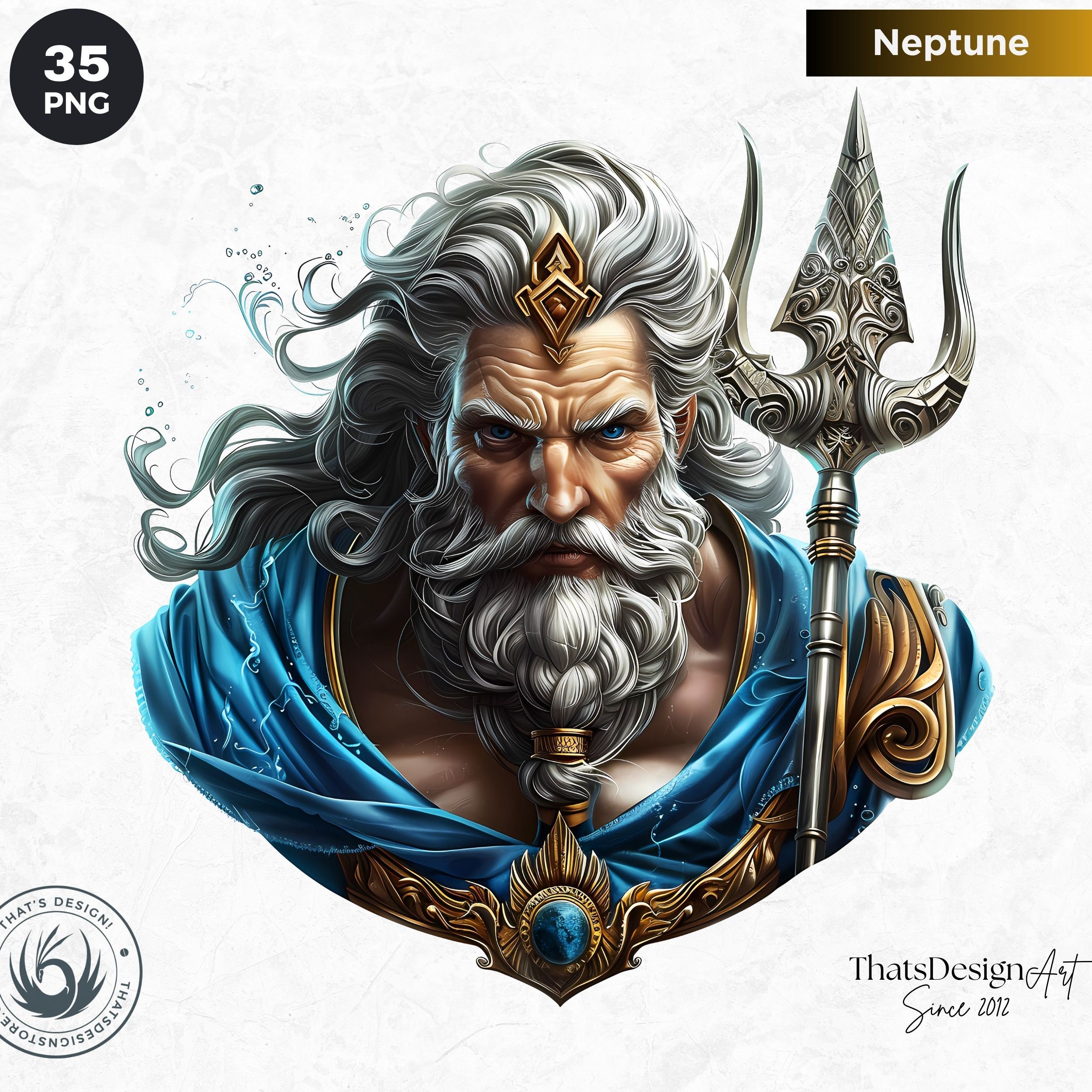 Roman Gods & Goddesses Clipart: Mythology PNG Graphics (commercial Use ...