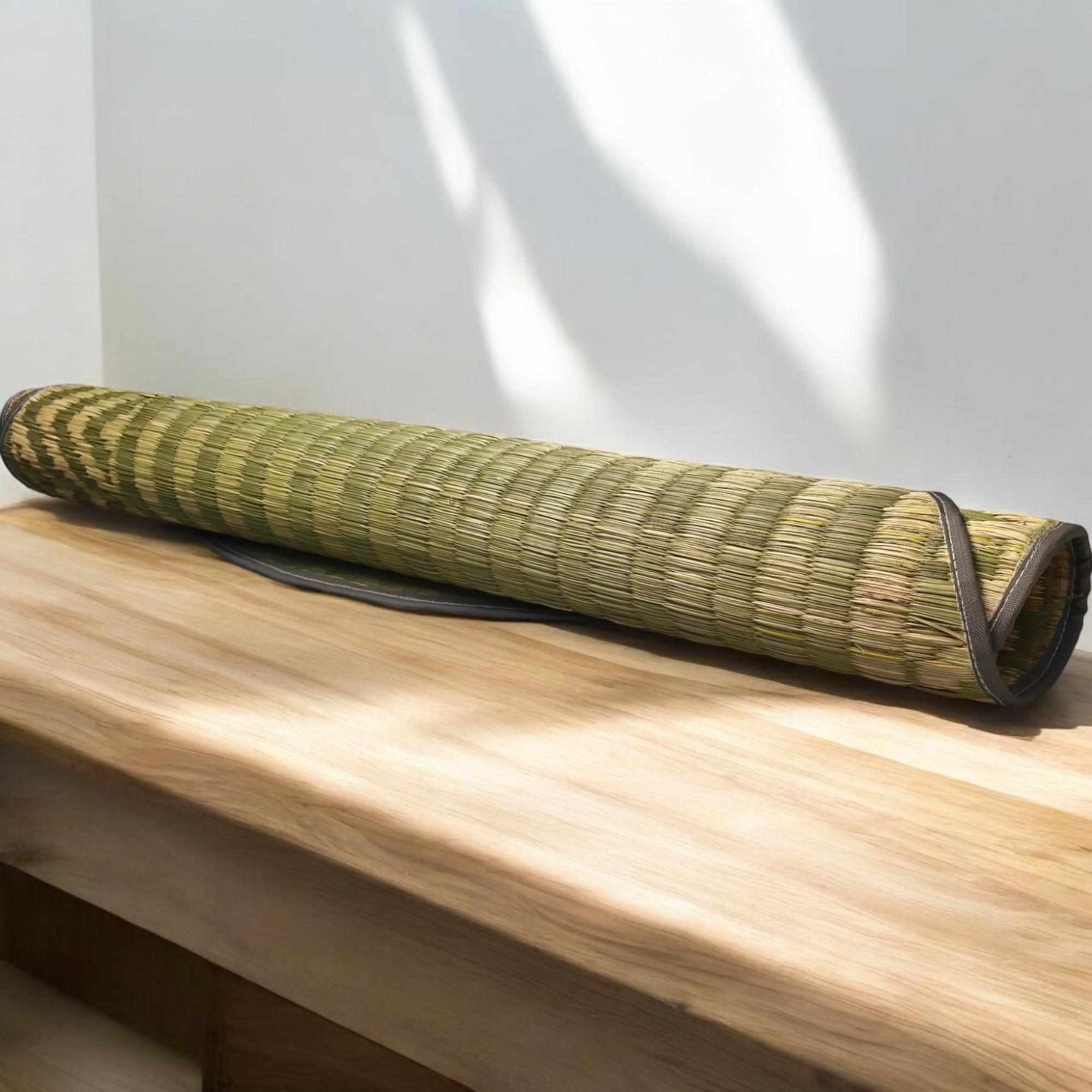 Reed Rug Handmade Reed Grass Round Rug | Boho Natural Carpet | Eco-friendly Home ...