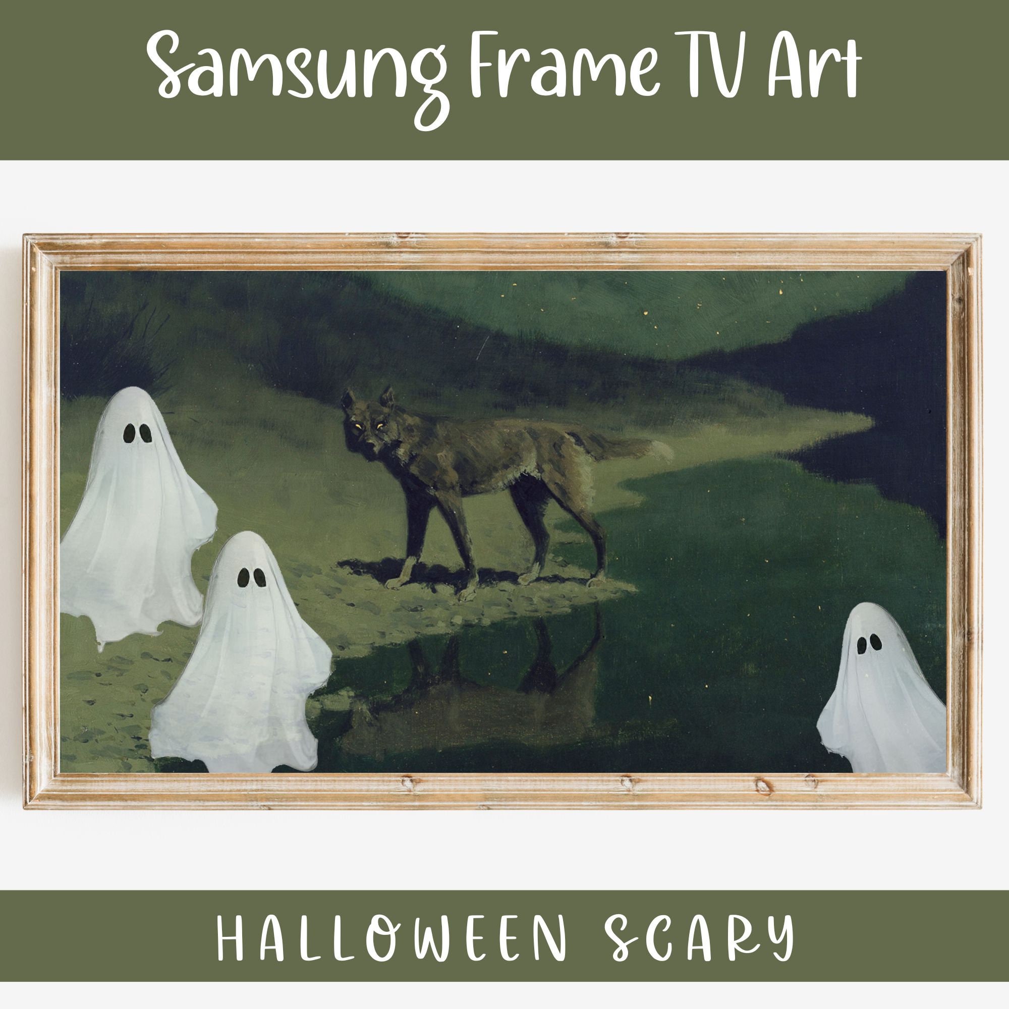 Halloween Samsung Frame TV Art| Halloween Scary Ghost| Vintage Fall  Landscape Hillside Field| Autumn Spooky Painting TV Ghost Family Art - Etsy, image size:2000x2000