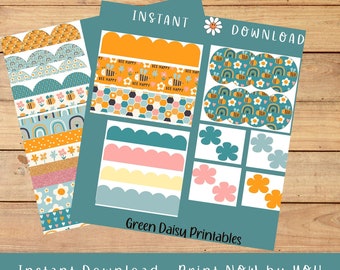 Bumble Bee Bulletin Board Boarders| Bee Happy Fall Printable Boarder for Classroom Decor|Retro Welcome Back to School Bulletin Board Boarder