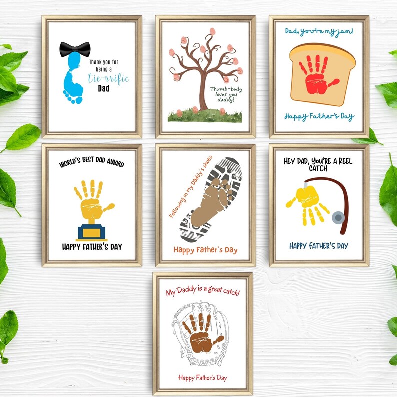 Fathers Day Handprint Craft Bundle| Super Dad Handprint Art for Kids ...