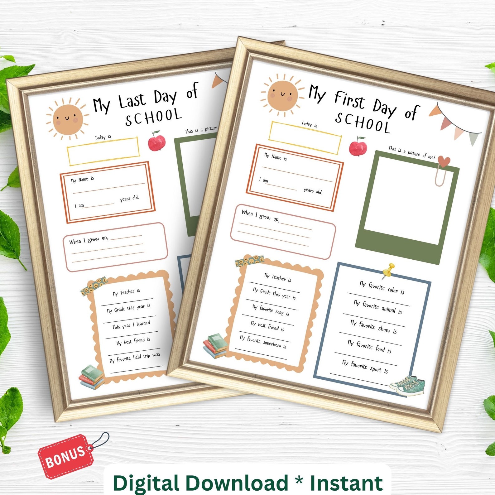 My First Day Interview Printable