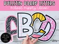 School Supply Bulletin Board Alphabet Letters Classroom Decor Teacher Printable Seasonal Decor for Education Back to School Classroom Theme