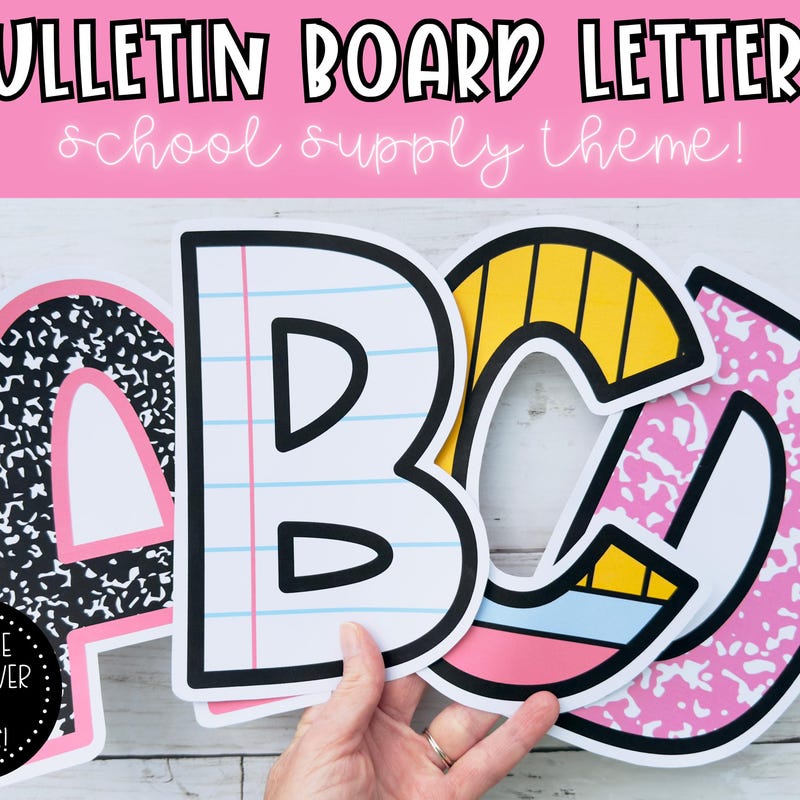 Instant Display Letters - Etsy UK