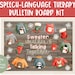 Speech Therapy Bulletin Board, Speech Therapy Room Decor, Succulent ...