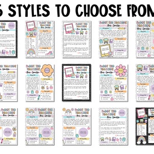 Meet the Teacher Template, Newsletter, Open House, Back to School ...