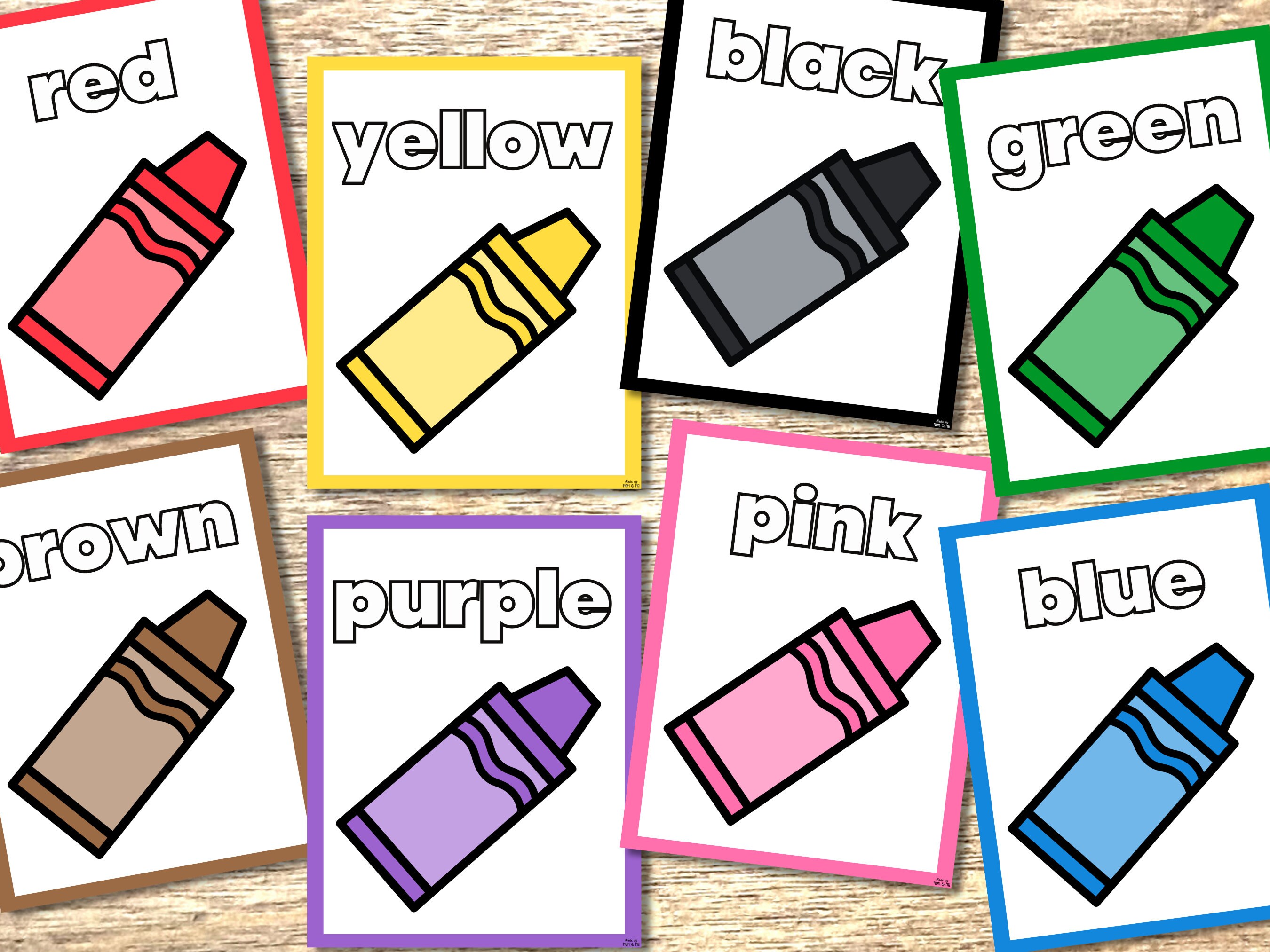 Color Posters Classroom Decor, Boho Classroom Theme, Preschool ...