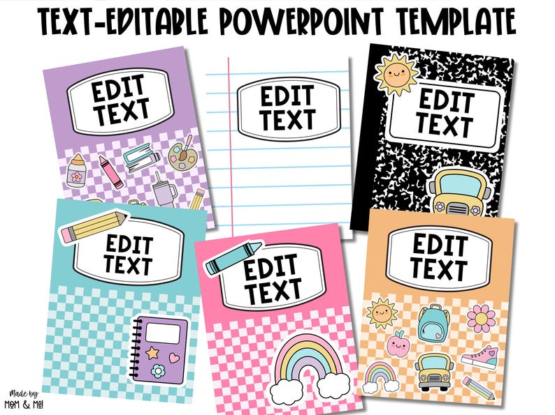Editable Composition Notebook Binder Covers: Teacher Classroom Decor ...