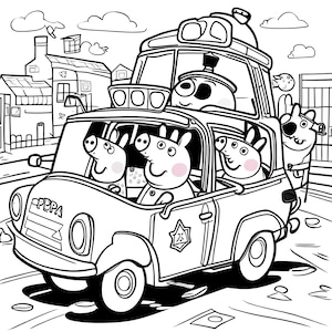 Peppa Pig i Przyjaciele Kolorowanka 13 STRON
