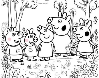 Família Pig  Peppa pig coloring pages, Peppa pig colouring, Peppa pig  pictures