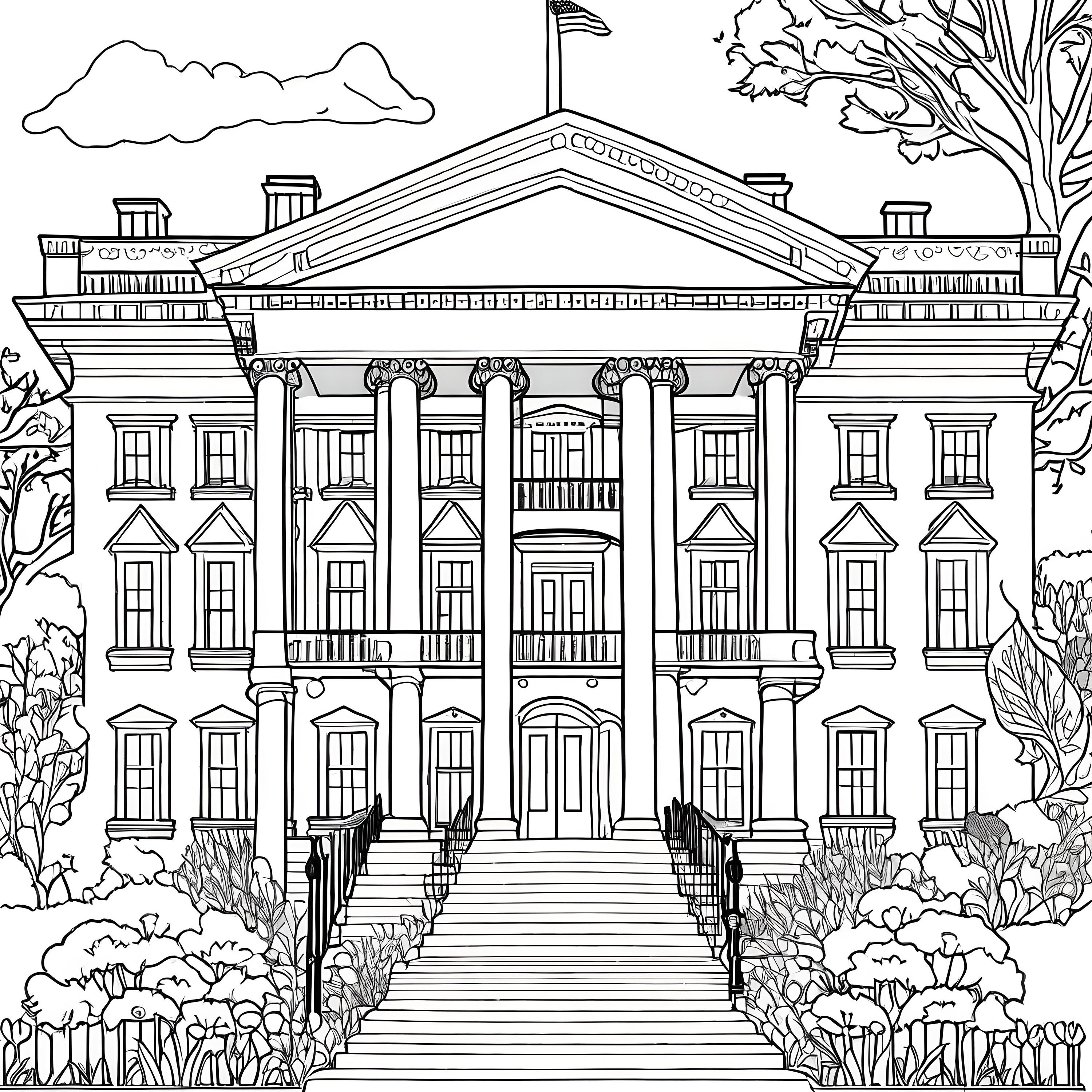 USA Coloring Pages 25 Pages America Coloring Page US Adult Coloring
