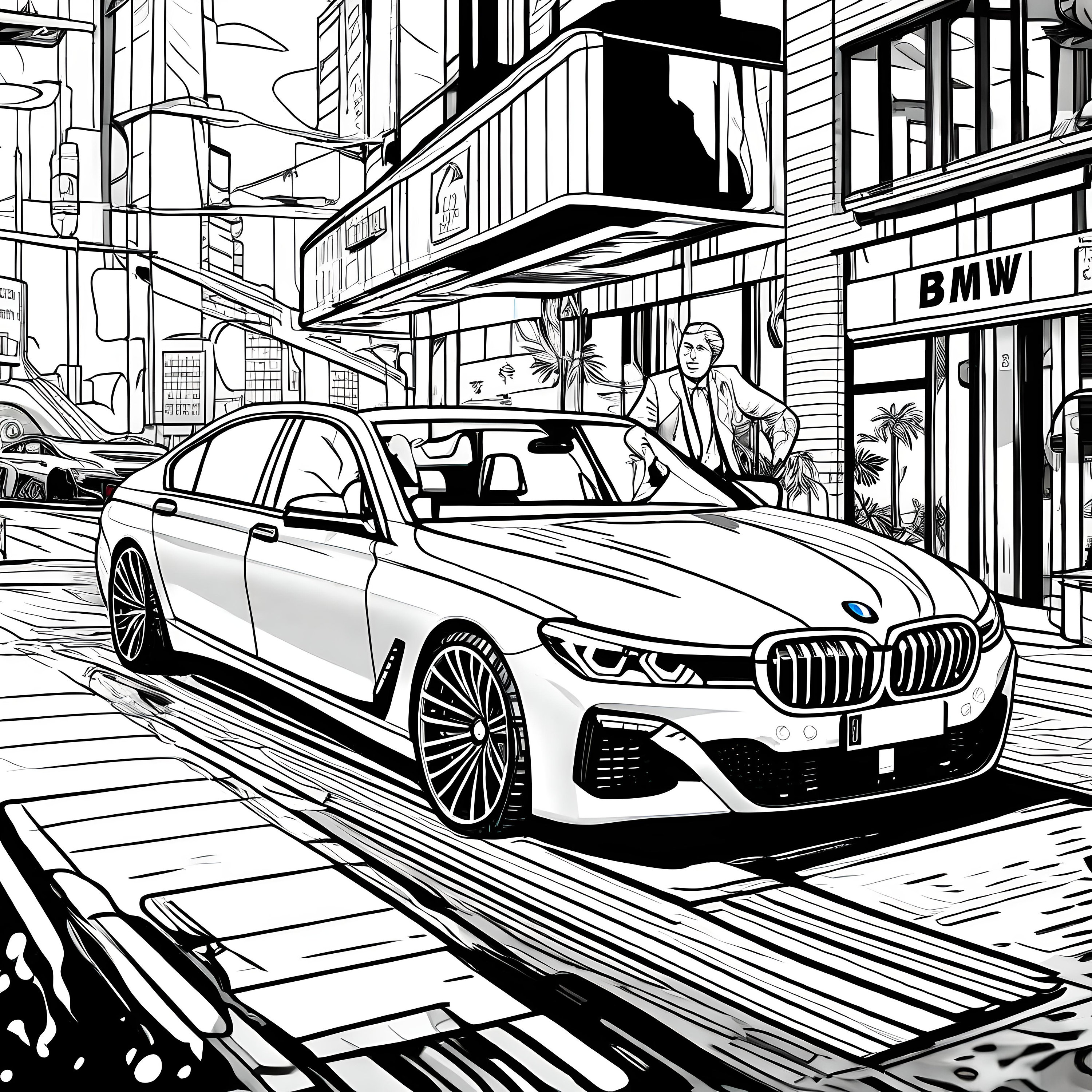 BMW Coloring Page 21 Pages BMW 3, BMW 7 Series, X5, Bmw I8 Coloring