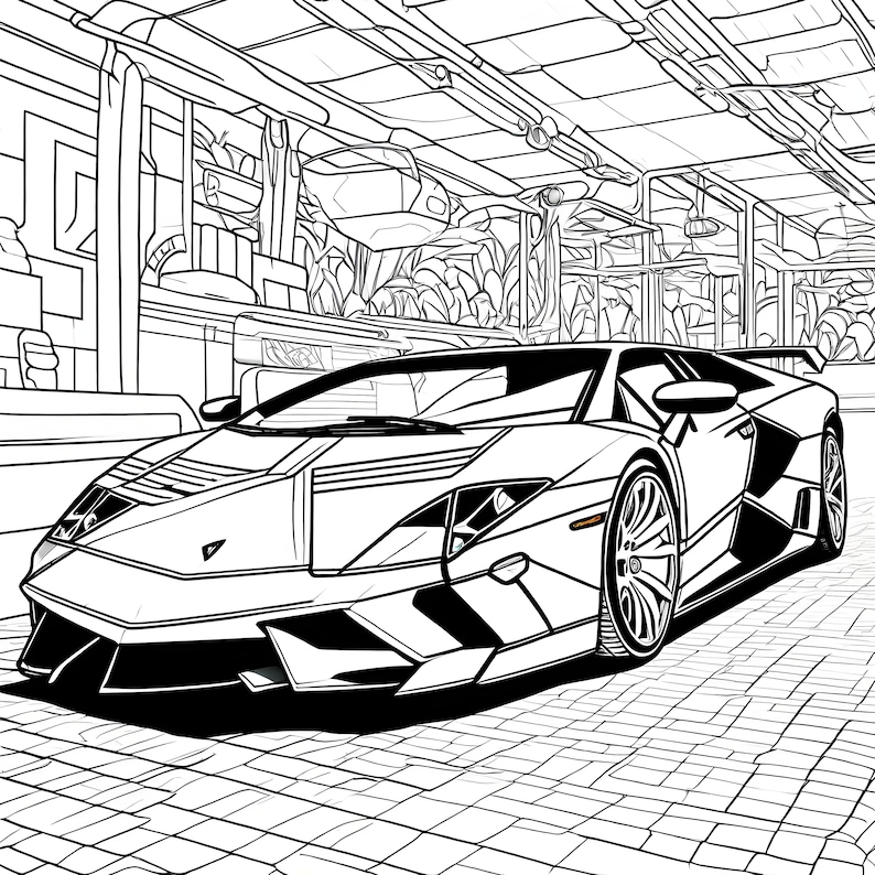 Coloring Pages 21 TOP PAGES Aventador