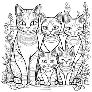 Cat Coloring Page 28 Pages Cats Coloring Pages TOP