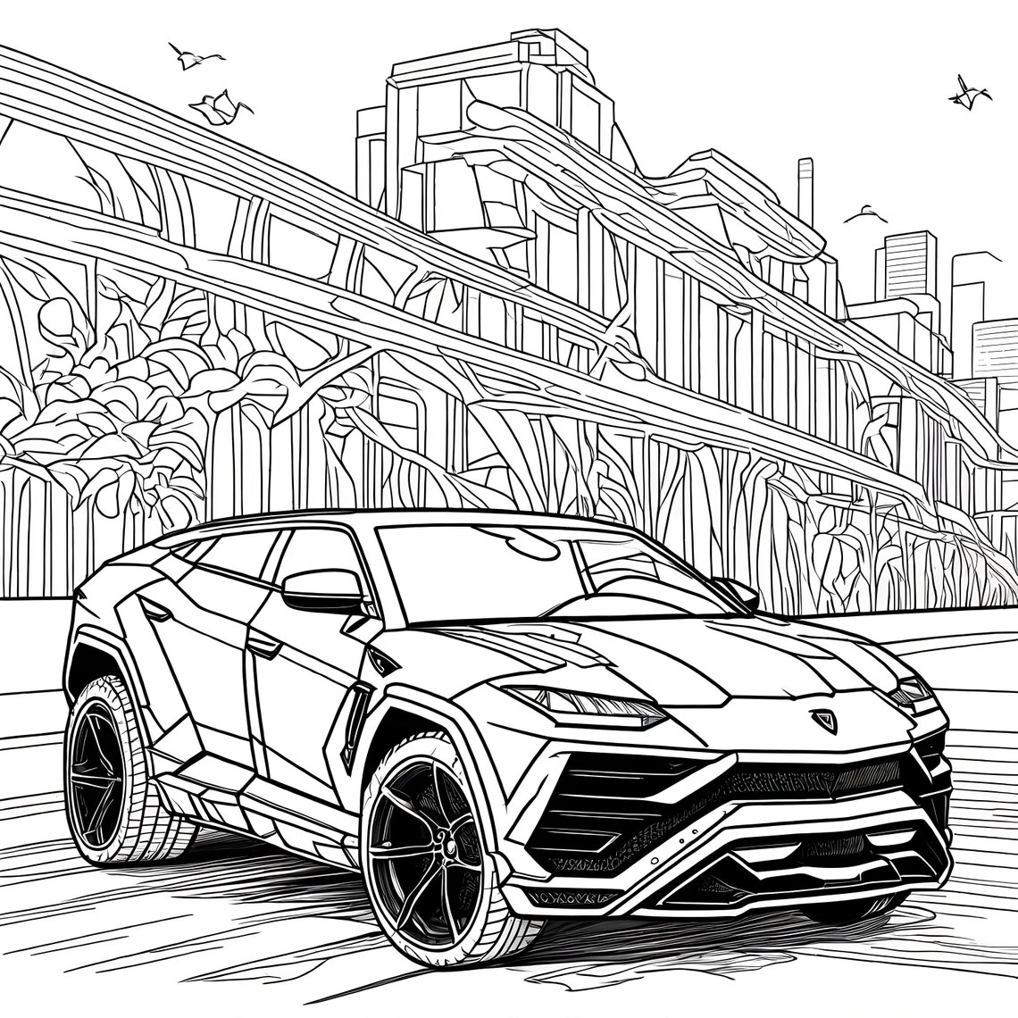 Lamborghini Coloring Pages 21 TOP PAGES Lamborghini Aventador ...